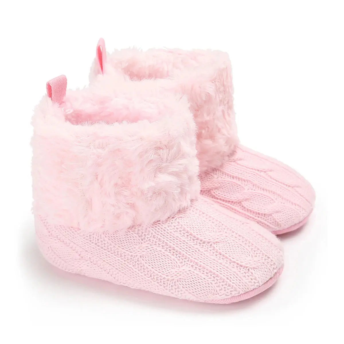 Shoes for 0-1 year old babies, comfortable and soft shoes for female babies, warm baby boots for winter