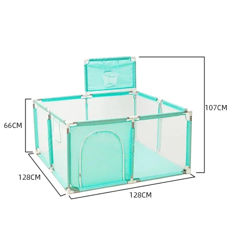 Square Baby Playpen Toddler Baby Games Park Infant Activity Barriers Playground Kid Ball Pit Playpen Baby Corralito Safety Fence