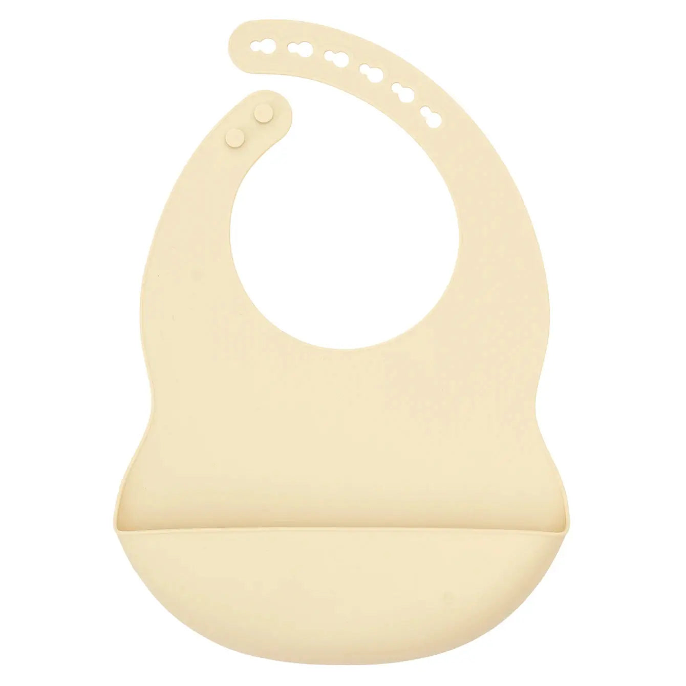 Color Kids 1PCS Silicone Baby Bib Adjustable Waterproof Feeding Bib BPA Free Soft Drool Bib Newborn Essentials Saliva Towel