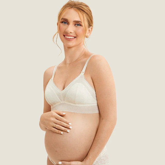 MOMANDA Lace Maternity Nursing Bra