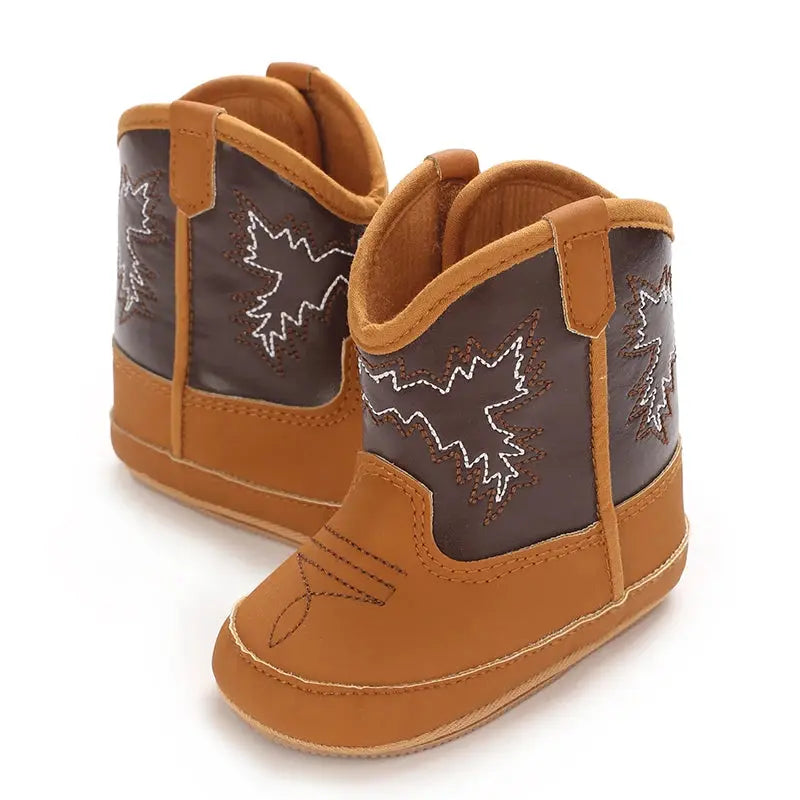 Infant Winter Snow Boots Embroidery Warm Baby First Walker Shoes for Christmas, Baby Girls Boys Shower