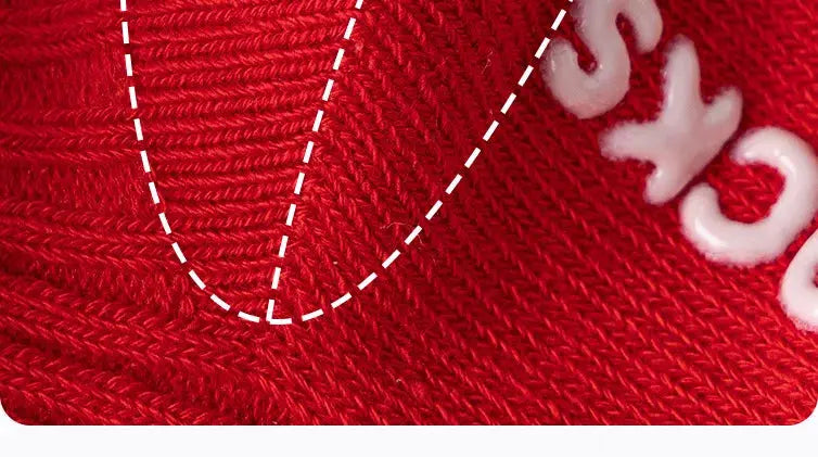 Christmas Baby Socks For Boys Girls Autumn Winter Toddler Anti-slip Floor Socks Red Festive New Year Sock 0-3 Years