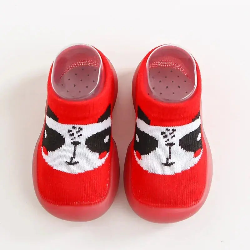 Children Anti-slip Shoes Newborn Baby Girl Cotton Non-slip Floor Socks Baby Boy Rubber Sole Cartoon Indoor Socks Infant Shoes