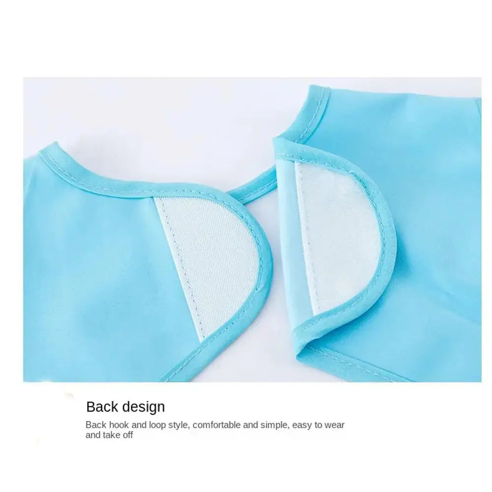 Waterproof Baby Eating Infant Toddler Baby Cartoon Sleeveless Art Apron Feeding Bib for Boys Girls Soft Baby Bibs Burp Clothes