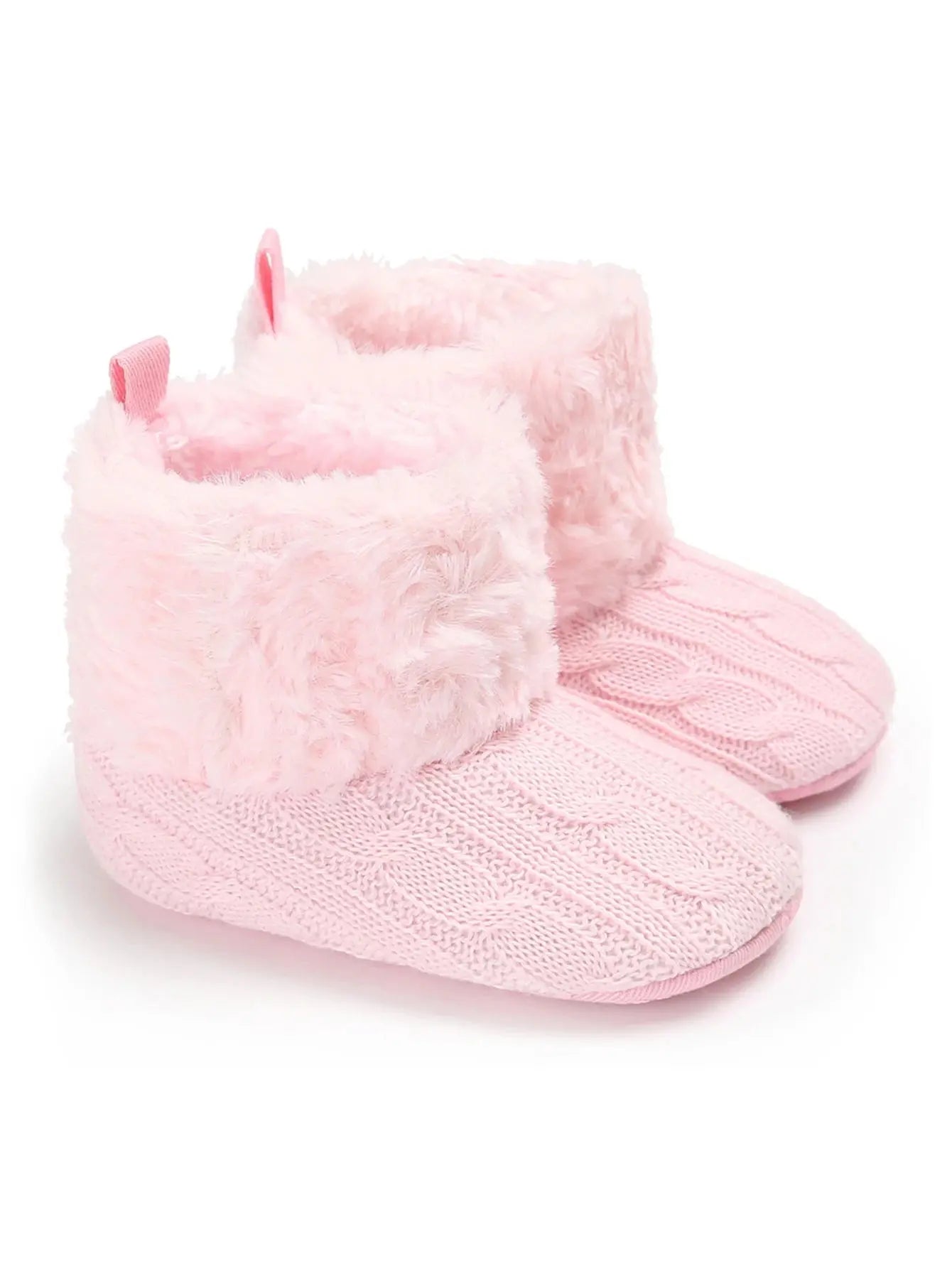 Shoes for 0-1 year old babies, comfortable and soft shoes for female babies, warm baby boots for winter