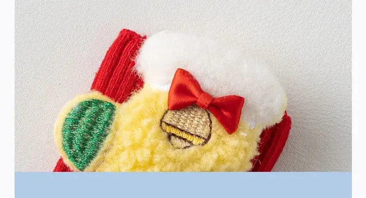 Christmas Baby Socks For Boys Girls Autumn Winter Toddler Anti-slip Floor Socks Red Festive New Year Sock 0-3 Years
