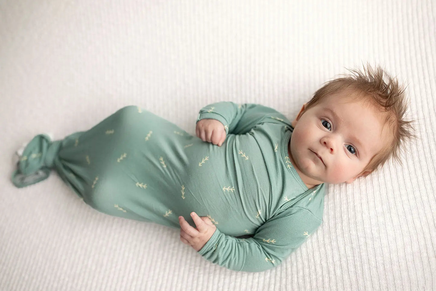 Arrow Knotted Newborn Gown Three Little Tots