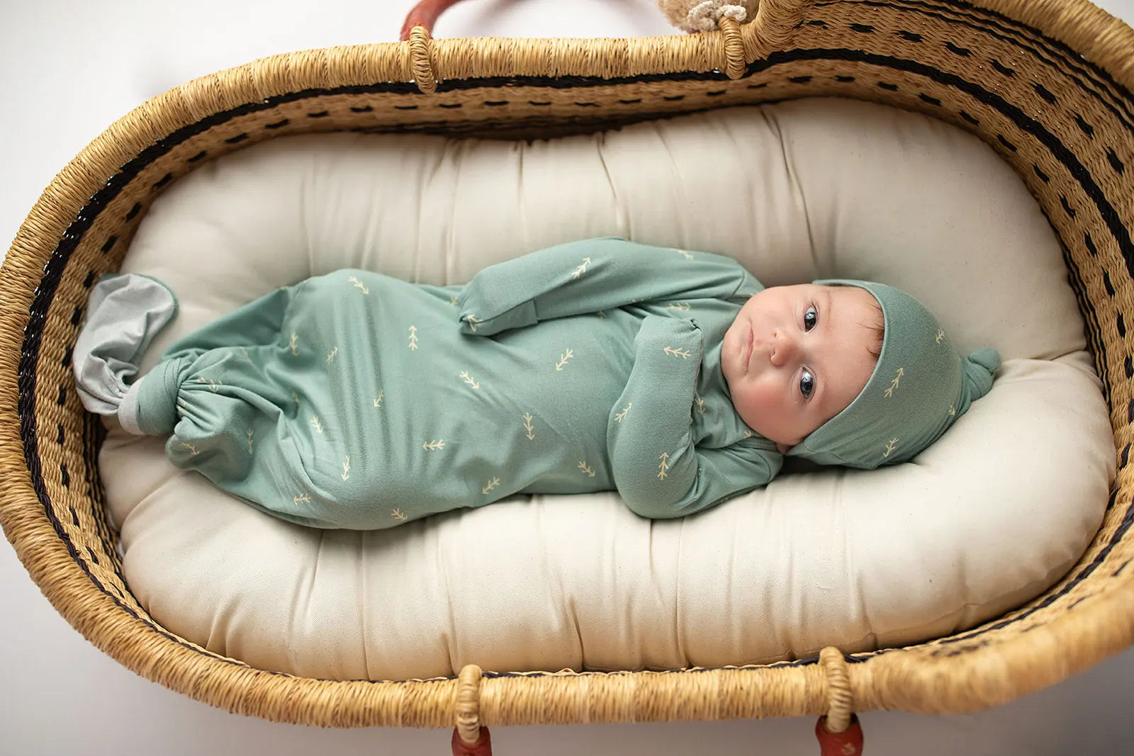 Arrow Knotted Newborn Gown Three Little Tots