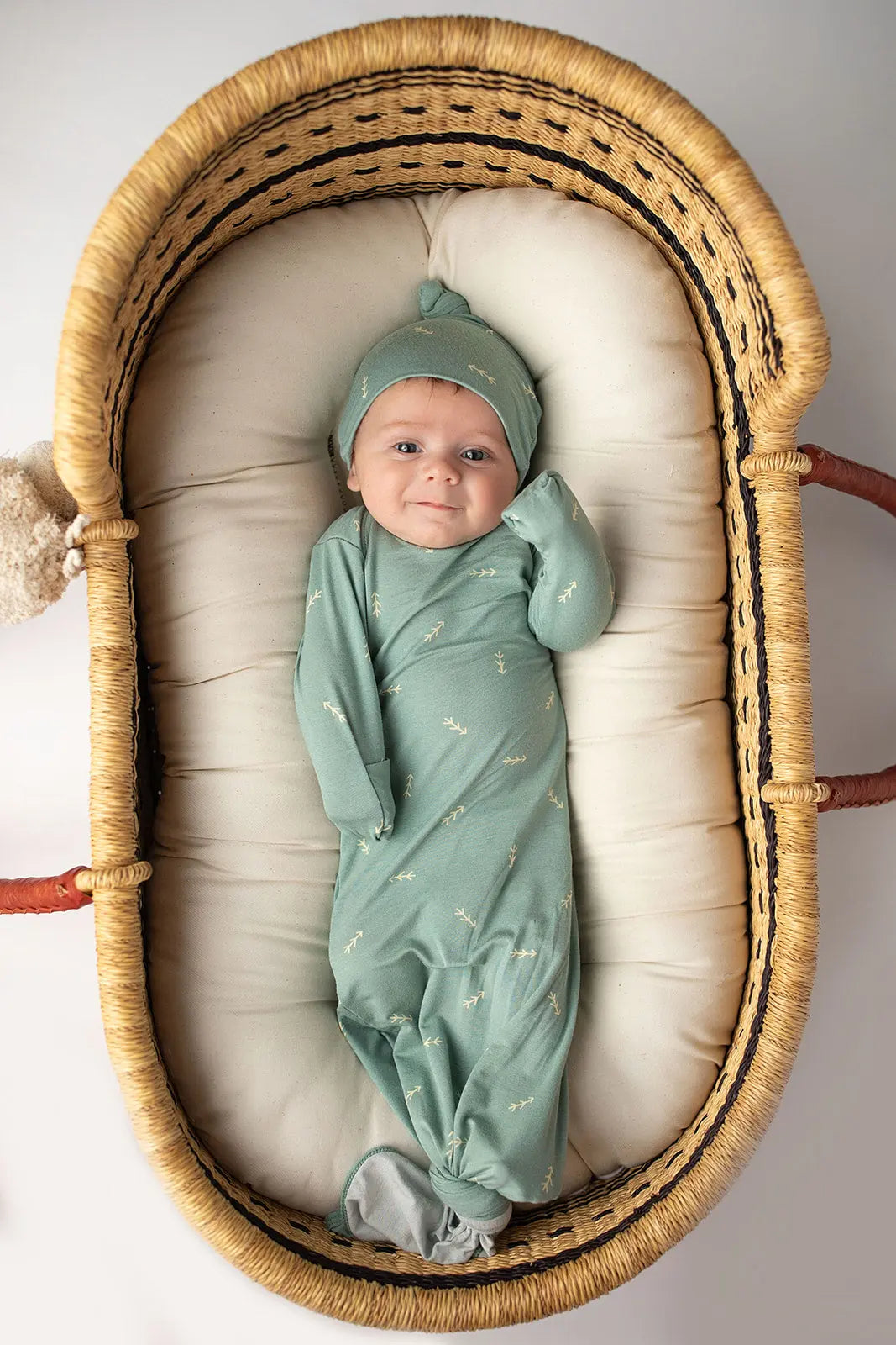 Arrow Knotted Newborn Gown Three Little Tots