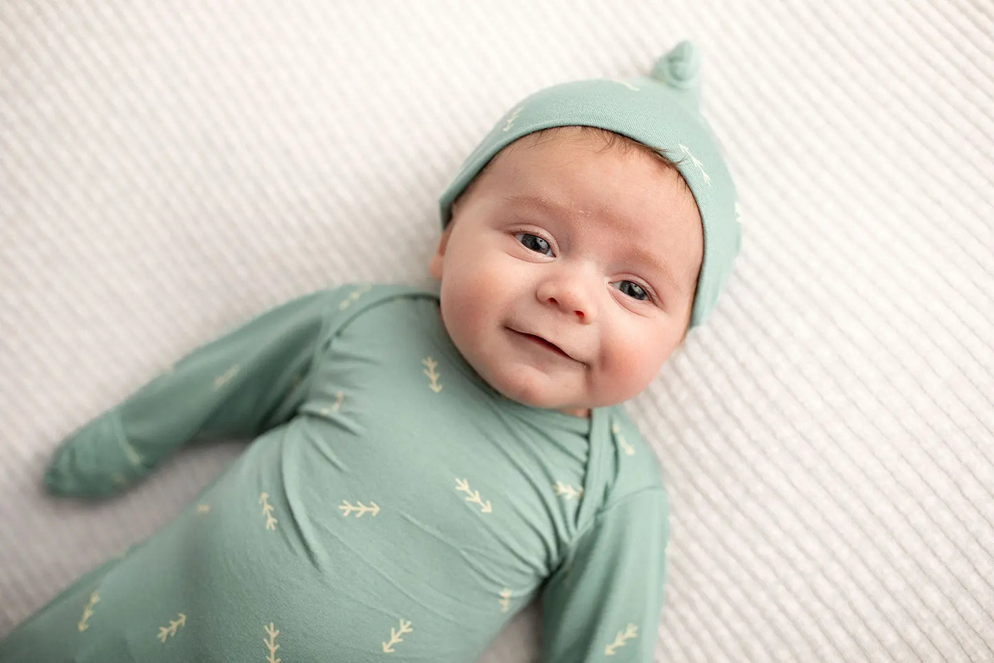 Arrow Knotted Newborn Gown Three Little Tots