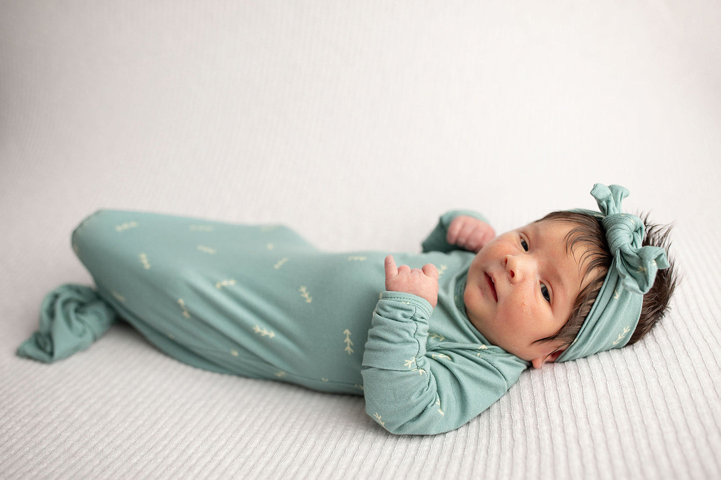 Knotted Newborn Baby Gown Collection Three Little Tots