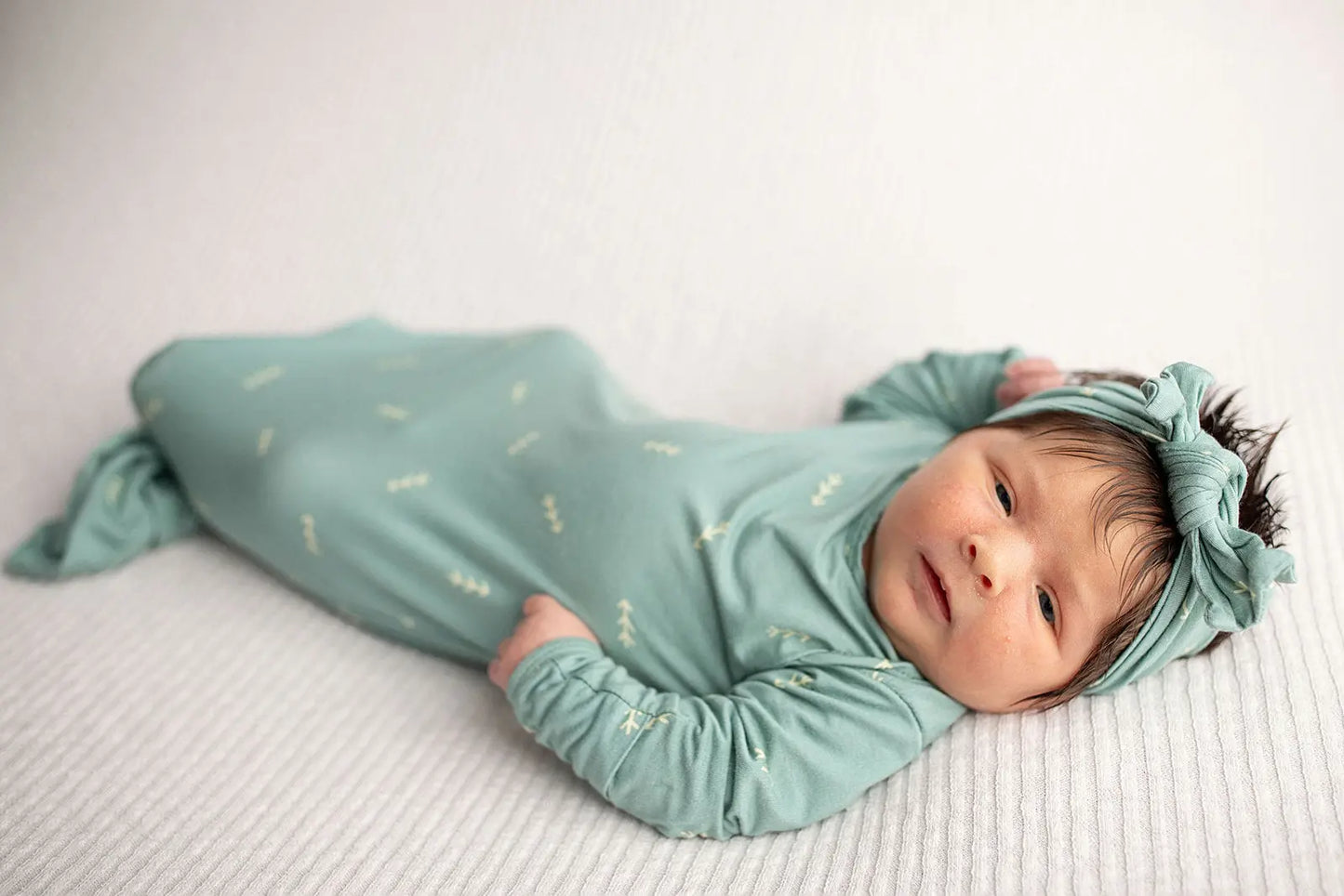 Arrow Knotted Newborn Gown Three Little Tots