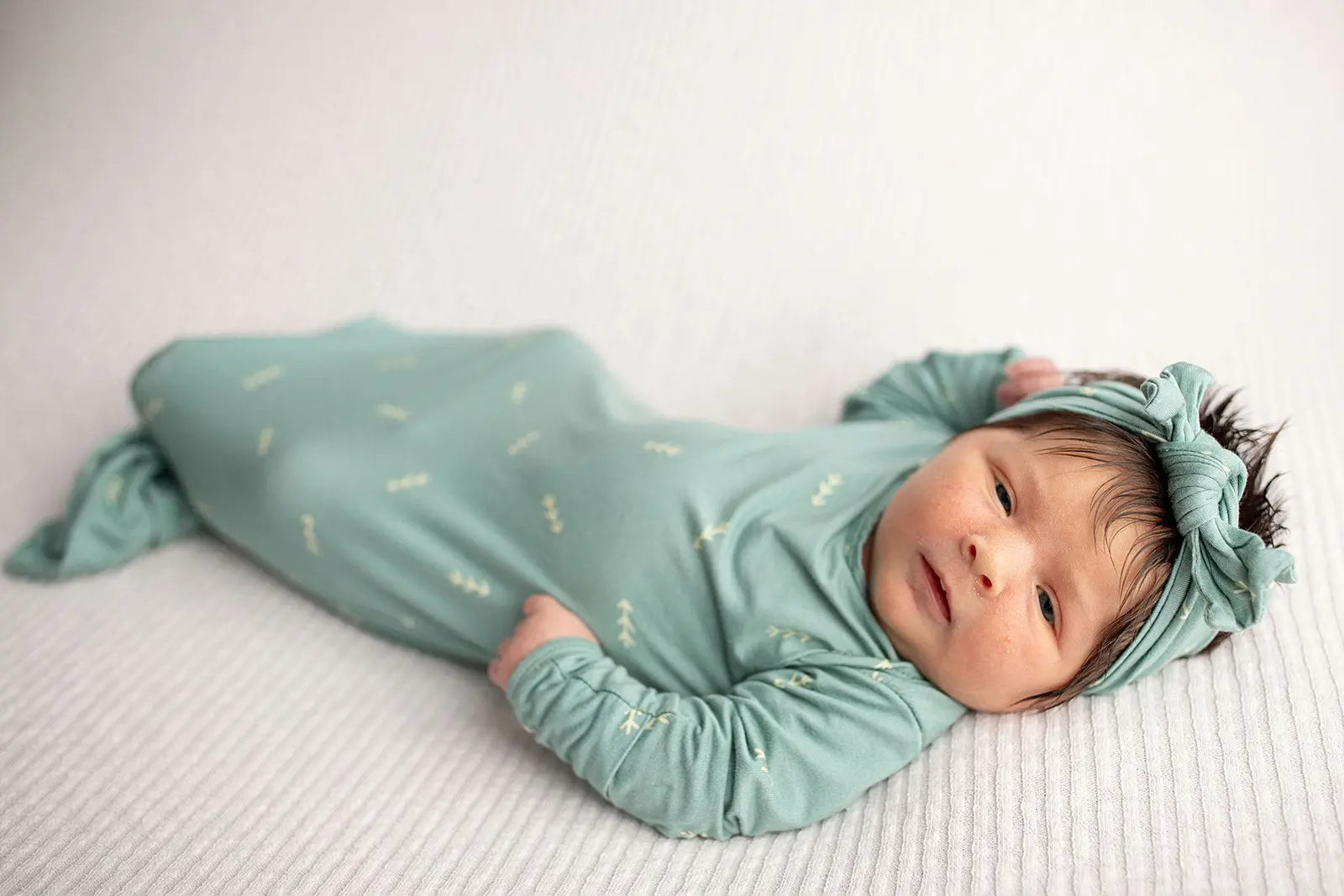 Arrow Knotted Newborn Gown Three Little Tots