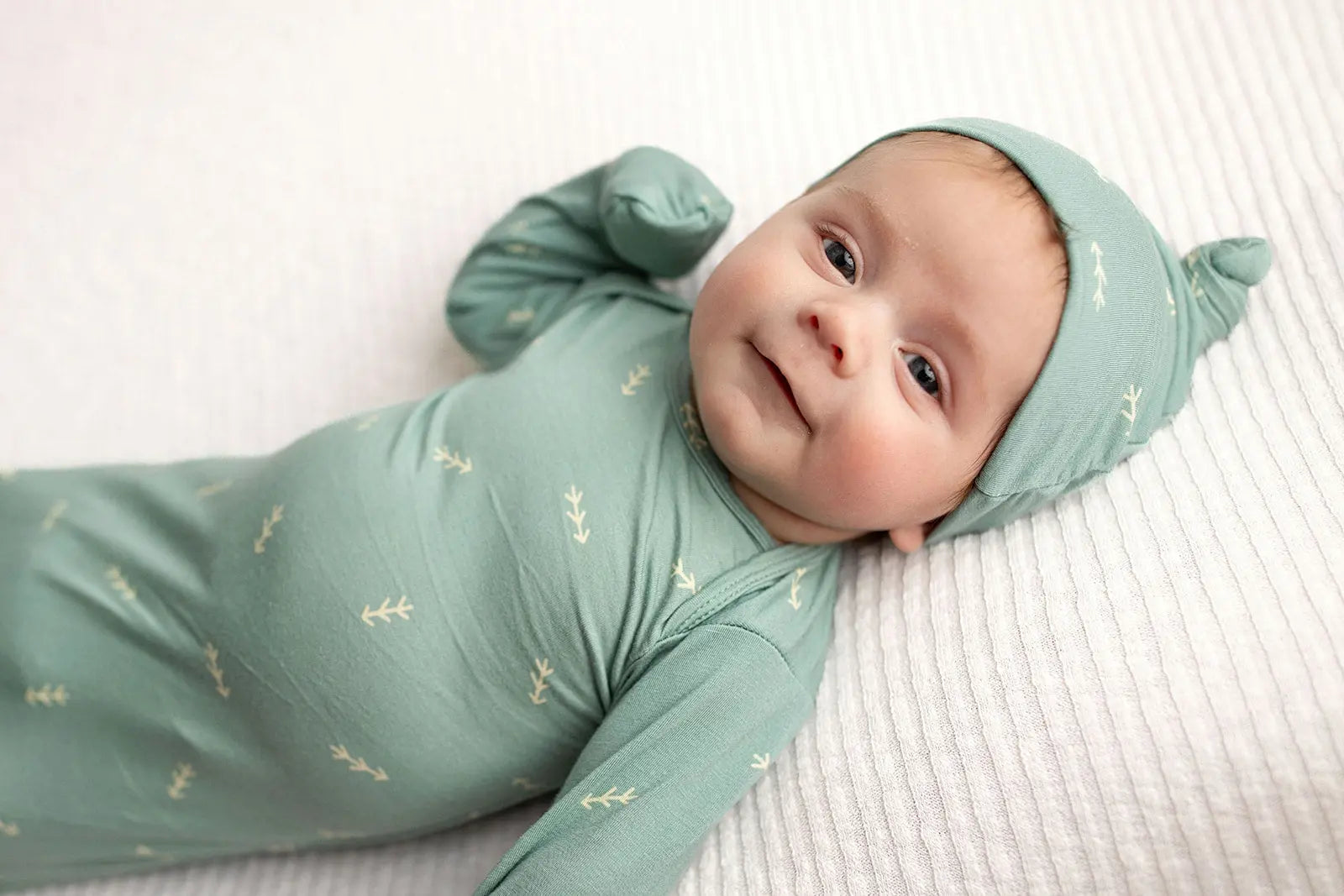 Arrow Knotted Newborn Gown Three Little Tots
