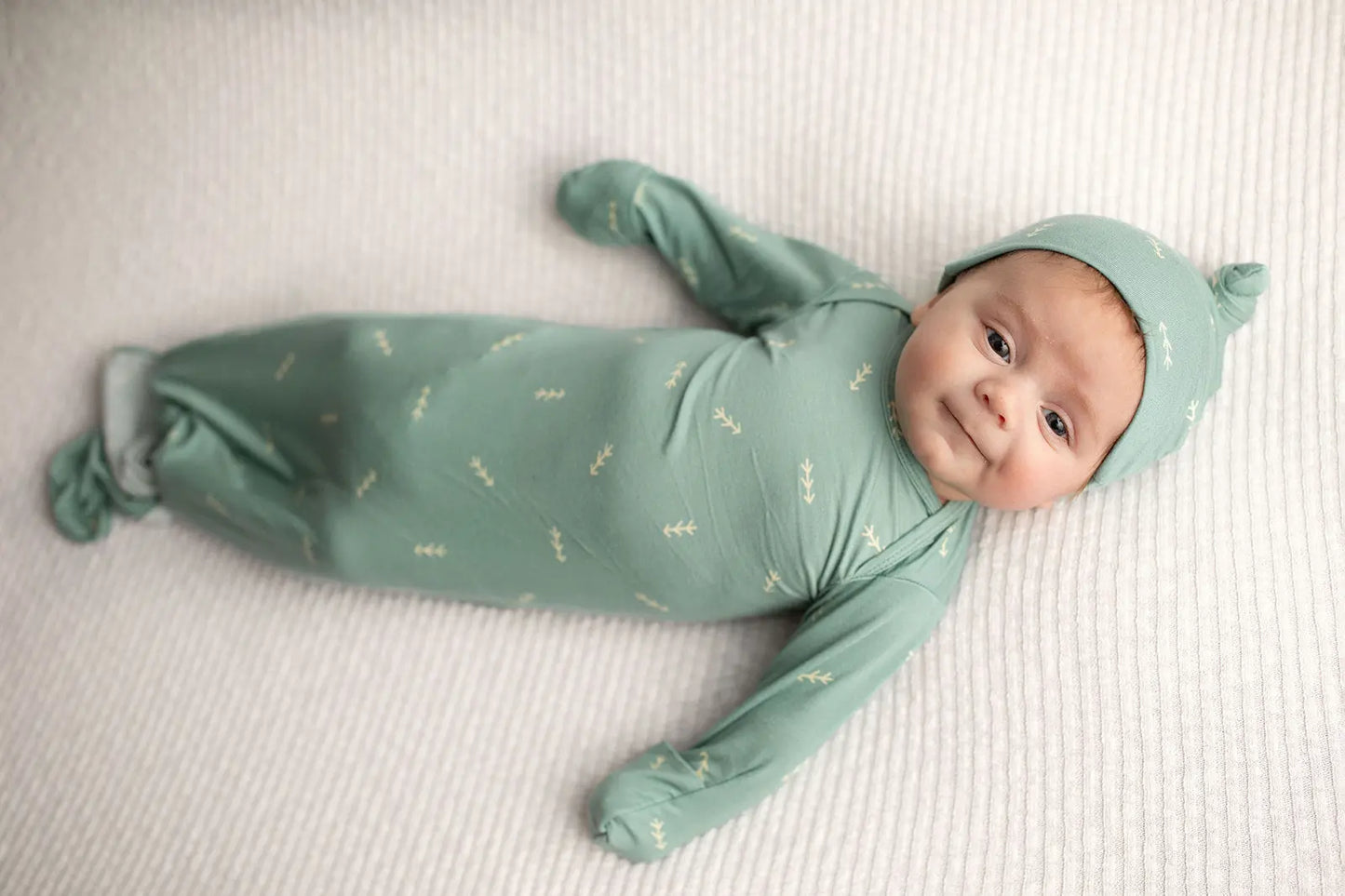 Arrow Knotted Newborn Gown Three Little Tots