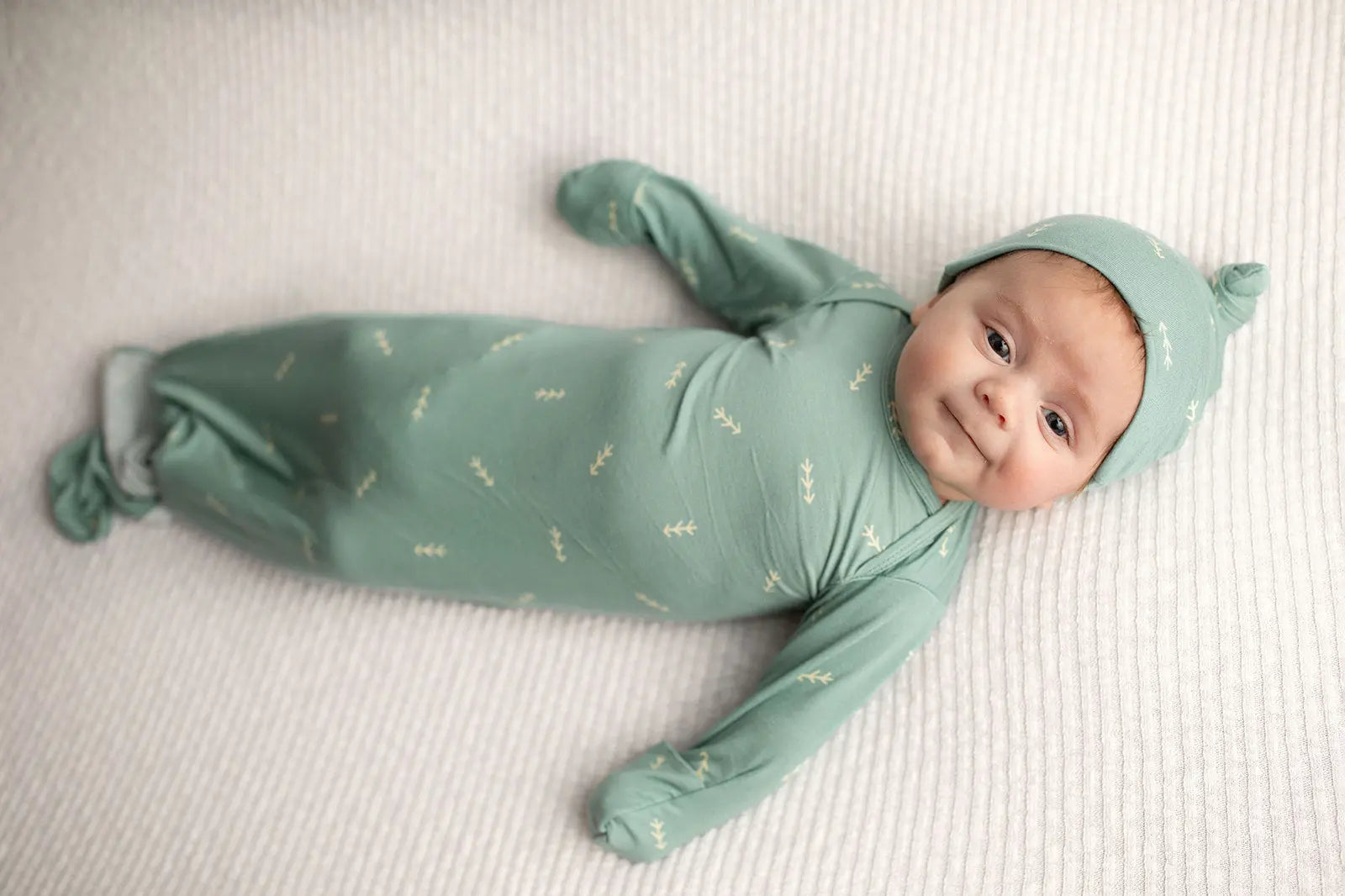 Arrow Knotted Newborn Gown Three Little Tots