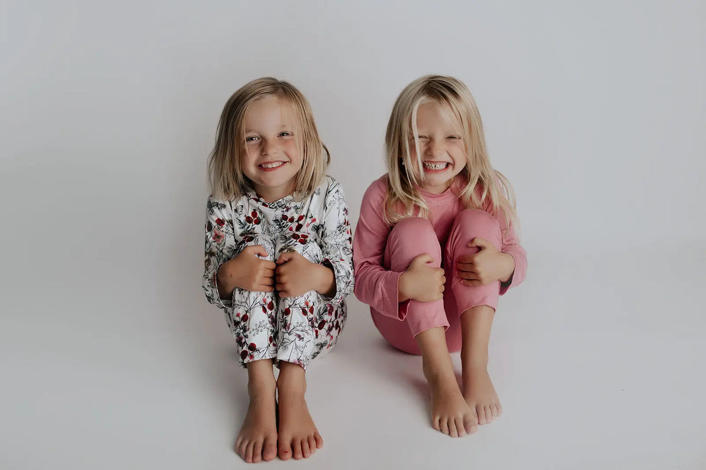 Floral Girls Kids Pajamas Three Little Tots