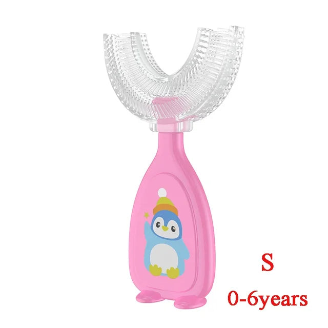 New Children Smart 360 Degree U Shape Manual Toothbrush