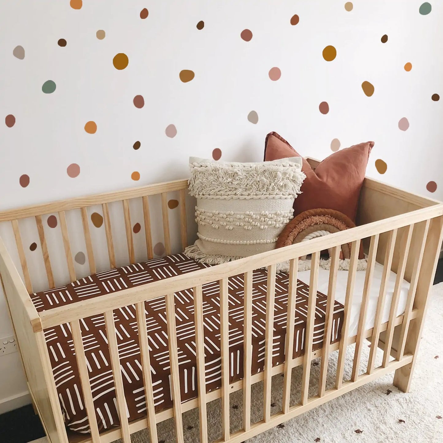 Nursery Polka Dot Wall Stickers