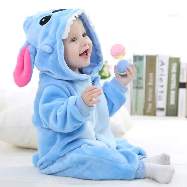 Children's Cute Long Sleeved Pajamas