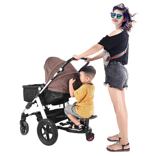 Second-child Travel Baby Stroller Auxiliary Pedal