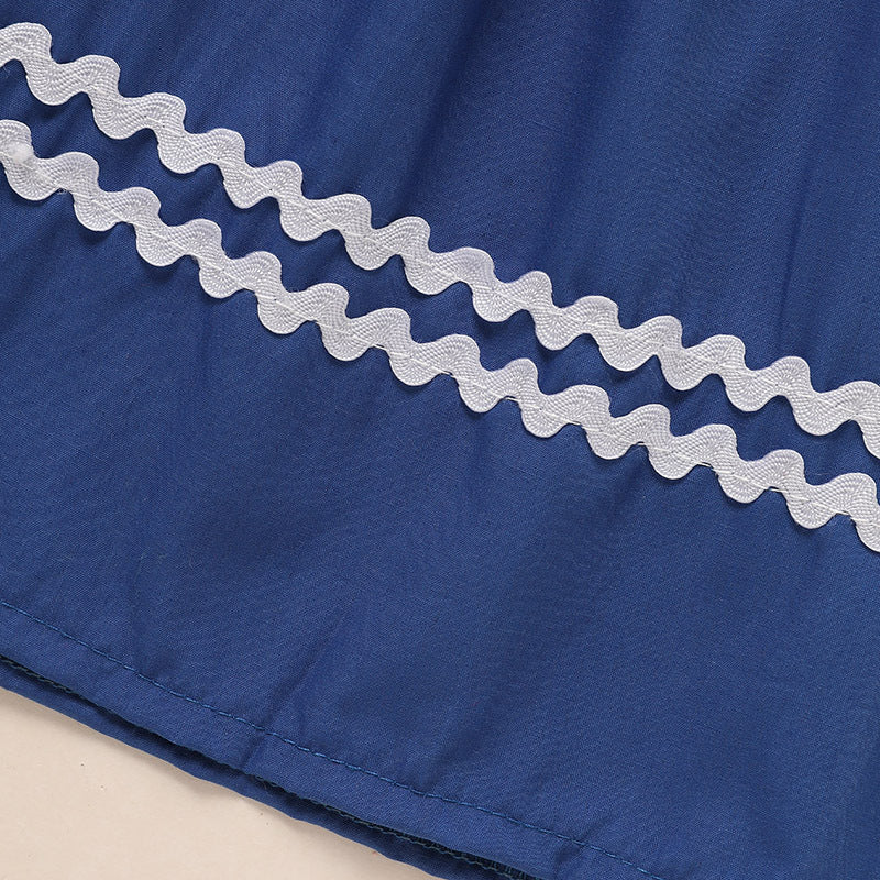 Toddler Infant Girl Christmas Santa Embroidery Short Sleeve Princess Party Dress Smocked Baby Girl Clothes