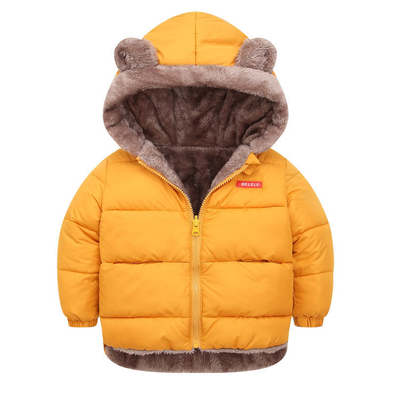 Cotton-padded Winter Jacket, Children's Cotton-padded Jacket, Double-sided Wear