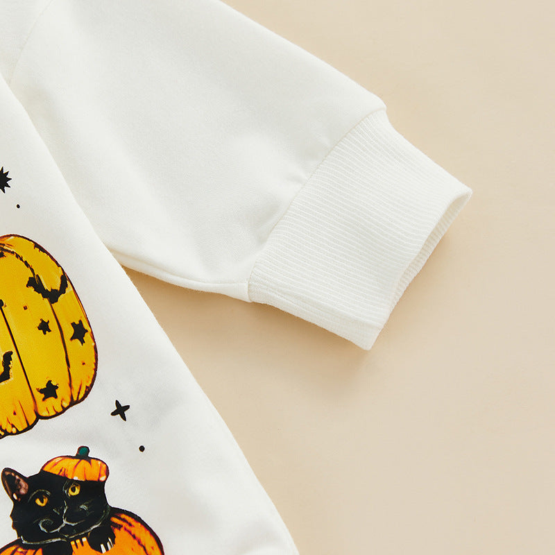 Baby Onesie Cute Halloween Pumpkin