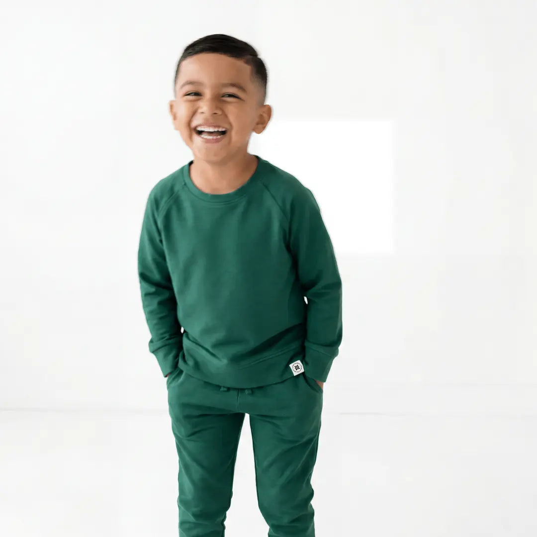 Crew Neck Jogger Set
