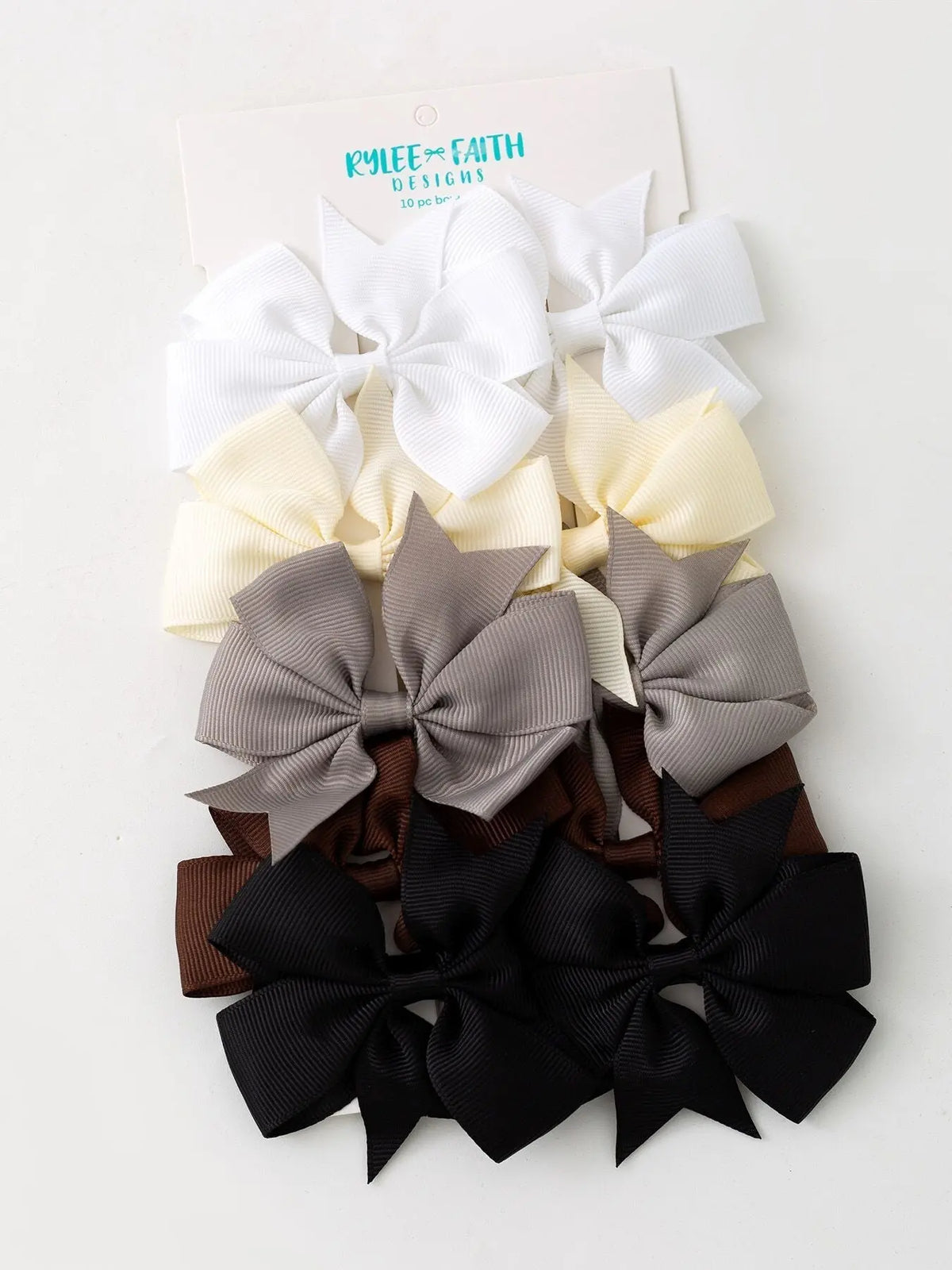 Girls Bow Hair Clip Set