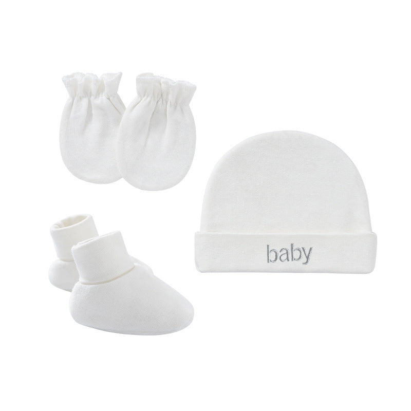 Newborn Tire Hat Anti-scratch Gloves Foot Cover