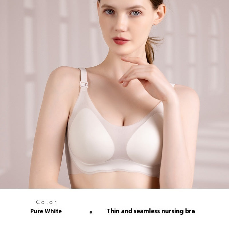 Women's Summer Thin Wireless Nursing Bra