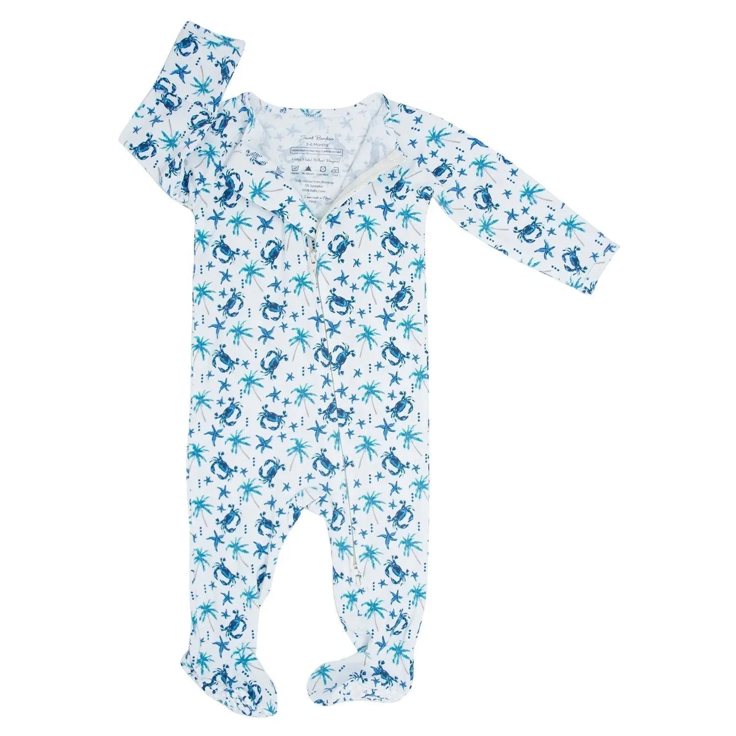 Boys/Adventure Zipper Footie
