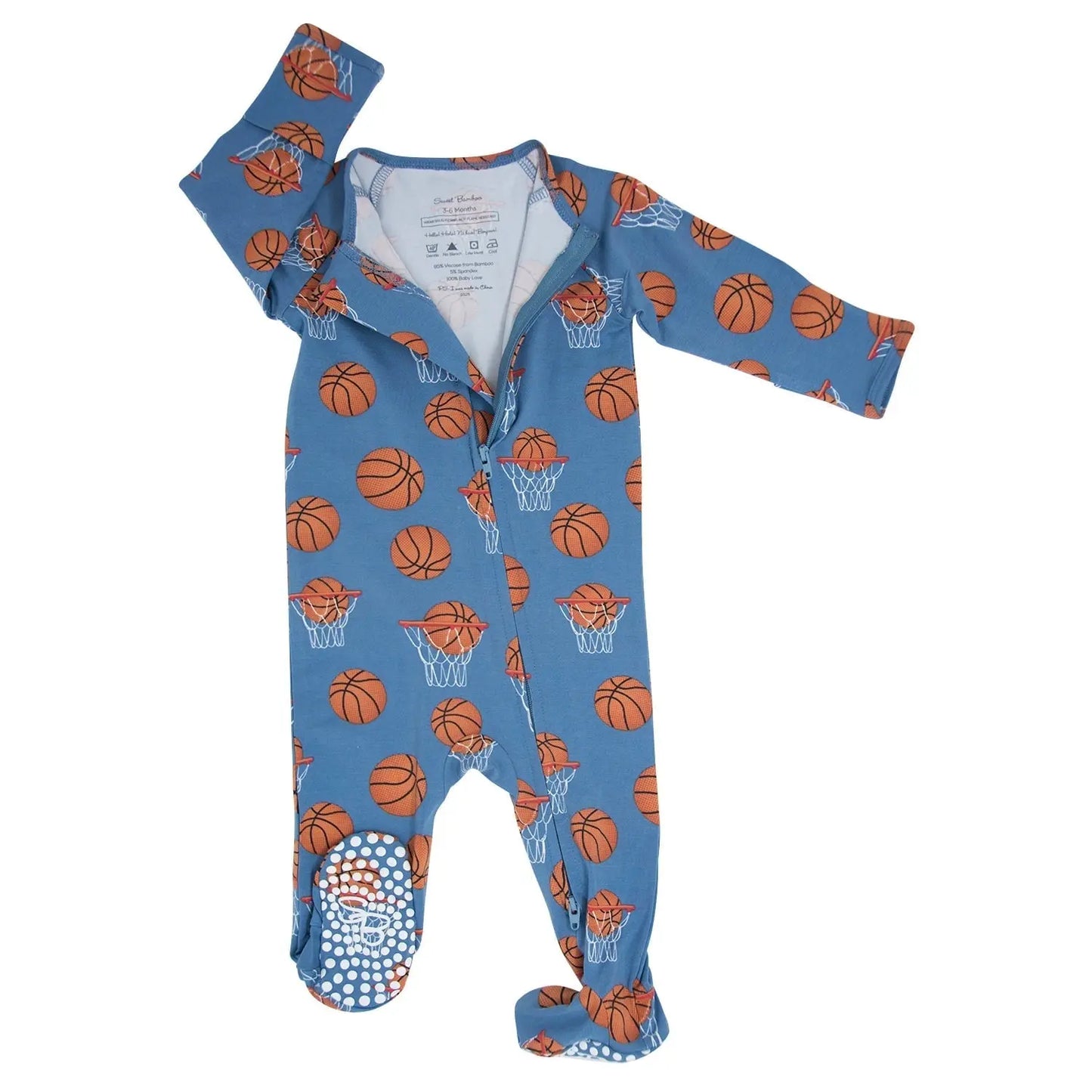 Sports Zipper Footie