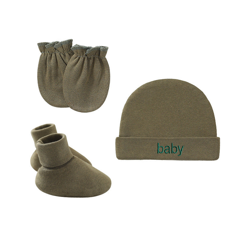 Newborn Tire Hat Anti-scratch Gloves Foot Cover