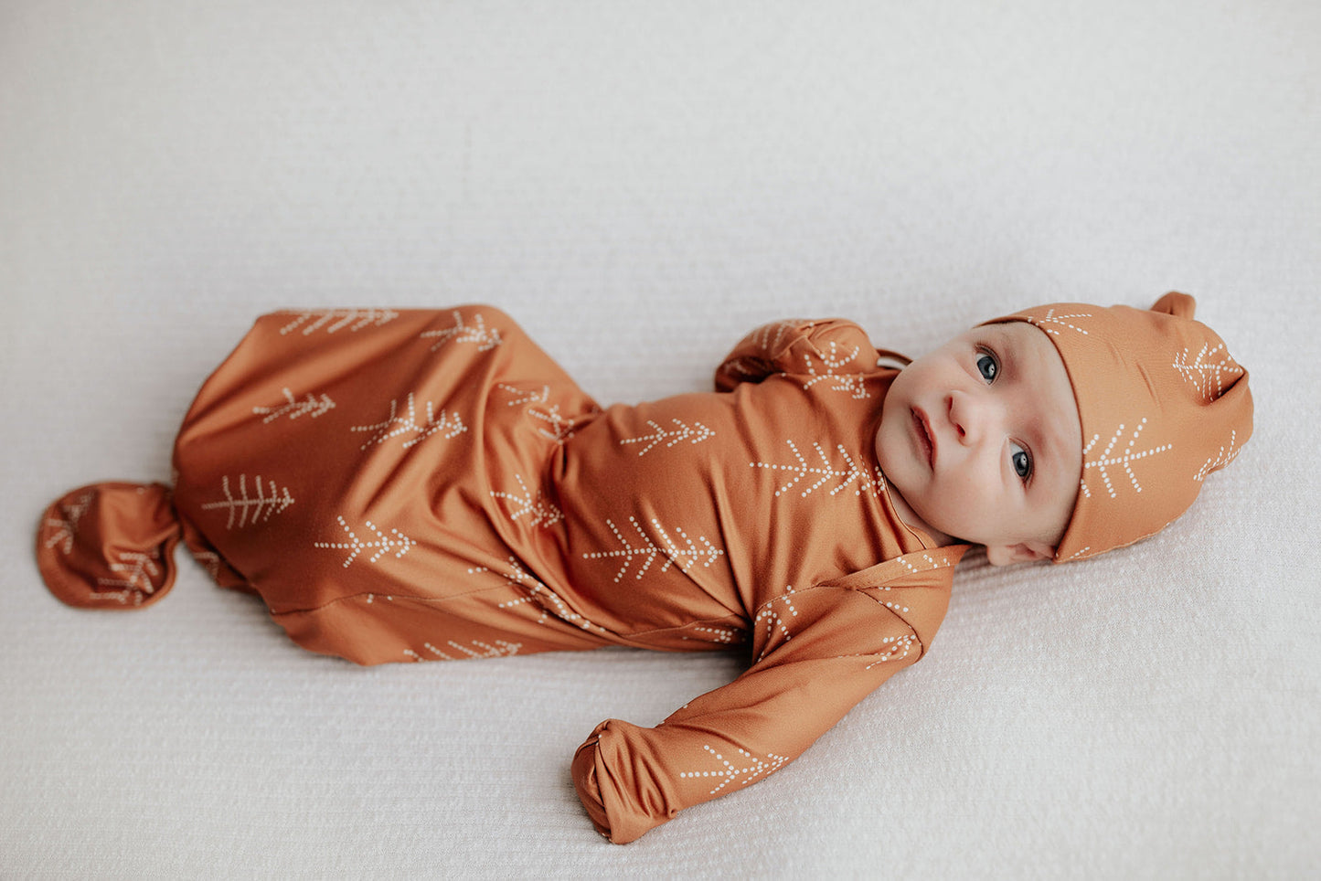 Knotted Newborn Baby Gown Collection Three Little Tots