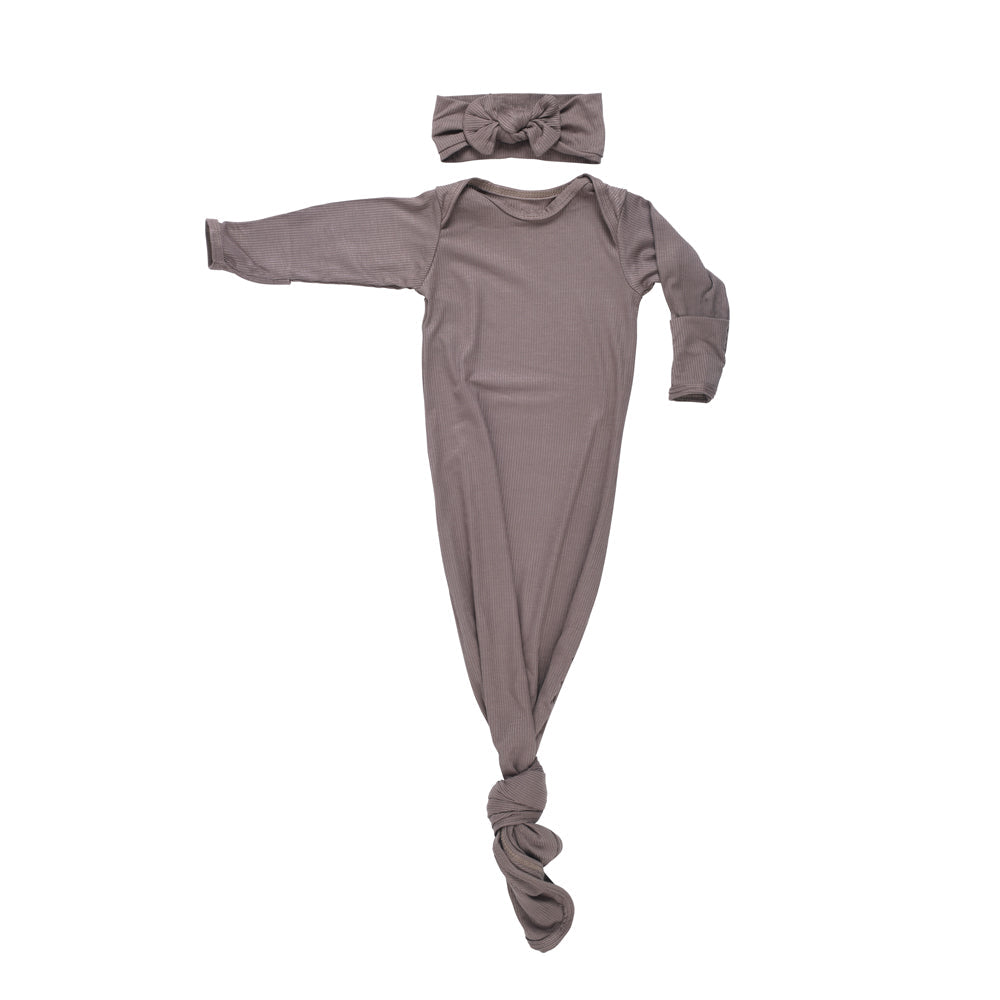 Knotted Newborn Baby Gown Collection Three Little Tots