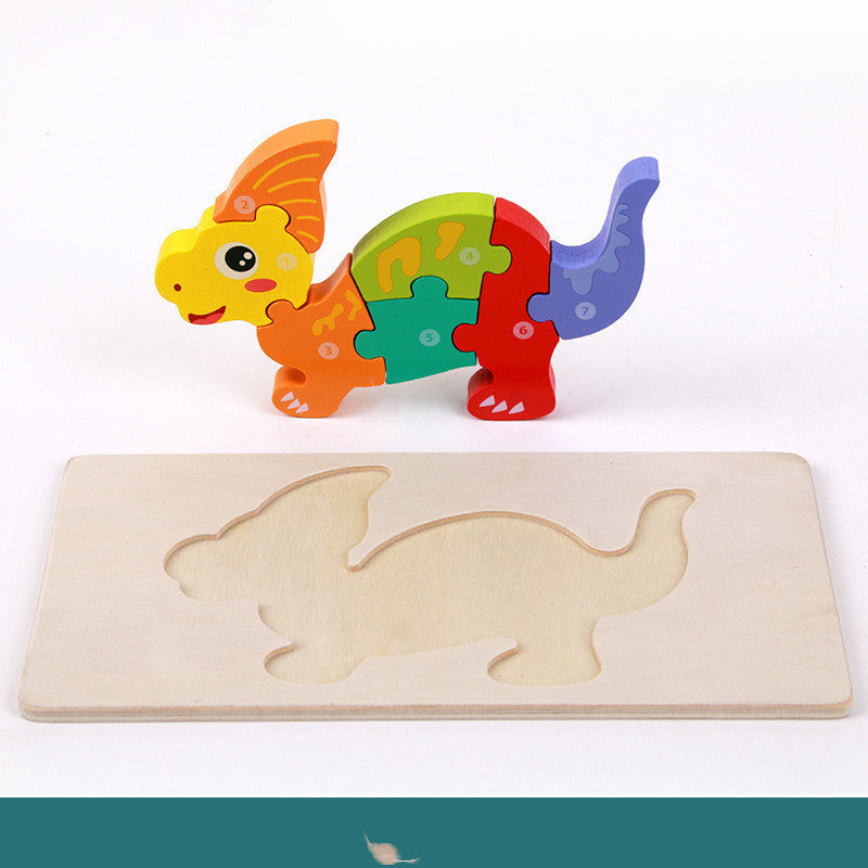 Children's Educational Toys Wooden Three-dimensional