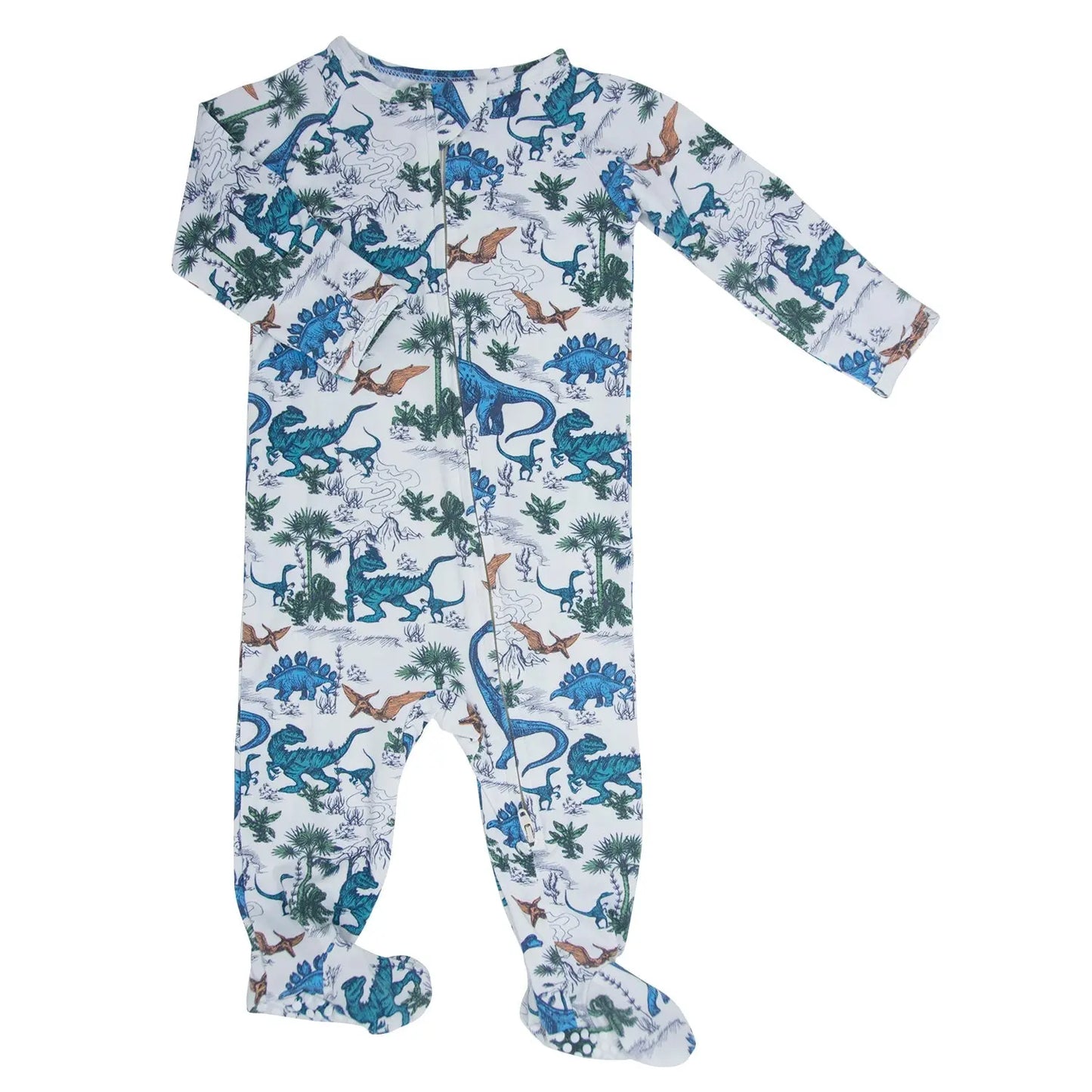 Boys/Adventure Zipper Footie