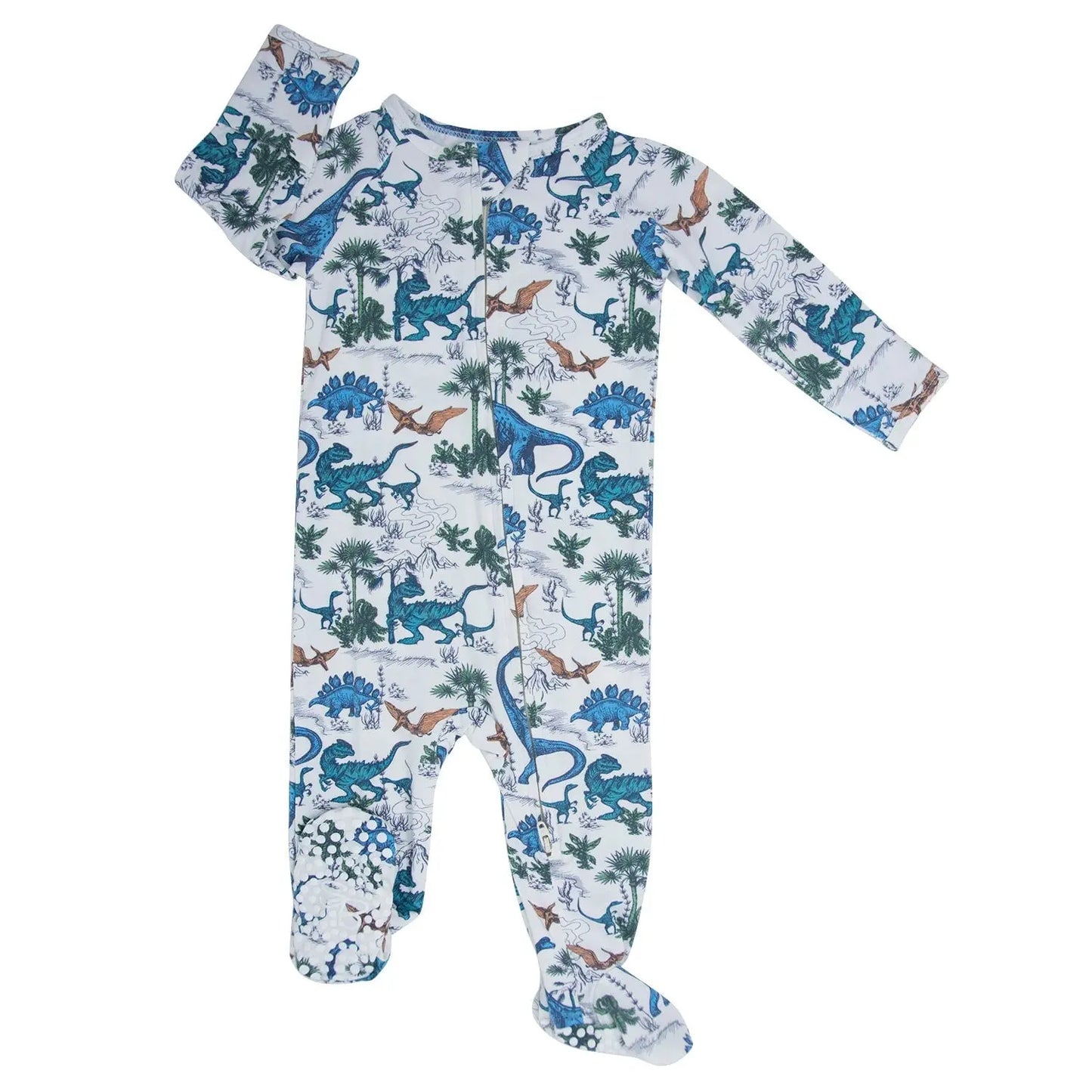 Boys/Adventure Zipper Footie