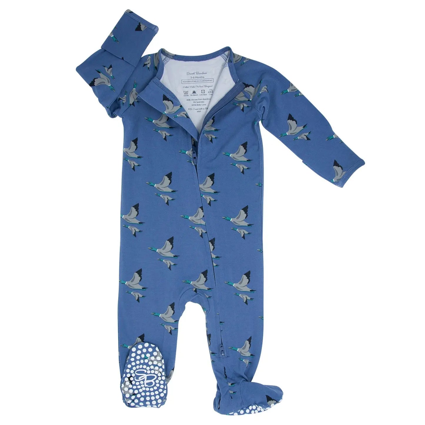 Boys/Adventure Zipper Footie