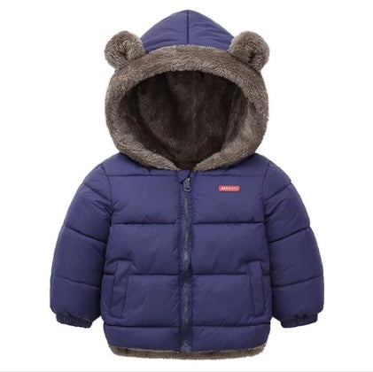 Cotton-padded Winter Jacket, Children's Cotton-padded Jacket, Double-sided Wear