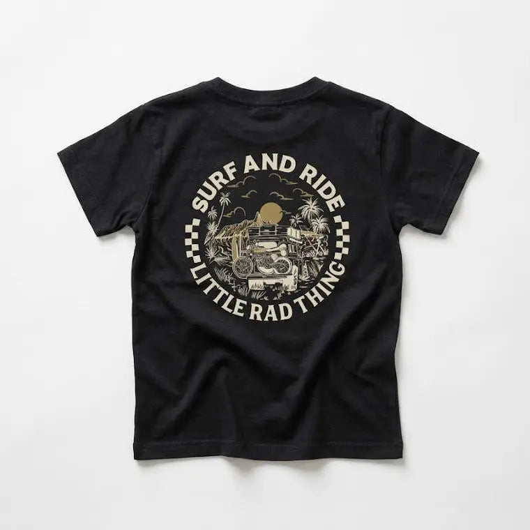 SURF N RIDE TEE - COAL