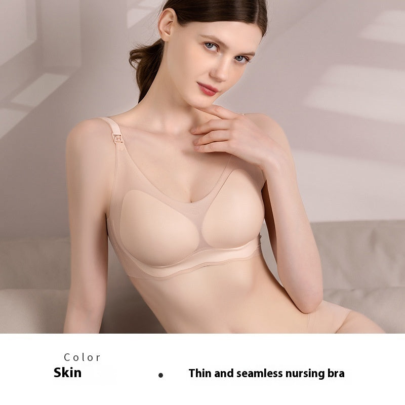 Women's Summer Thin Wireless Nursing Bra