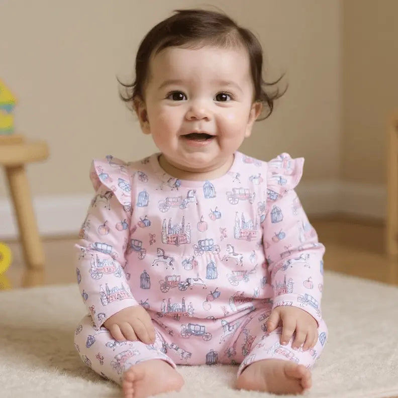 Ruffle & Flutter Sleeve Rompers · Girls