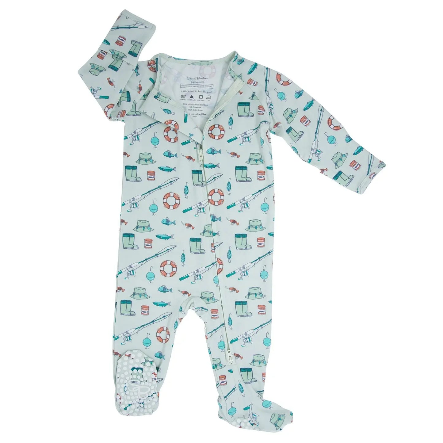 Neutral Zipper Footie