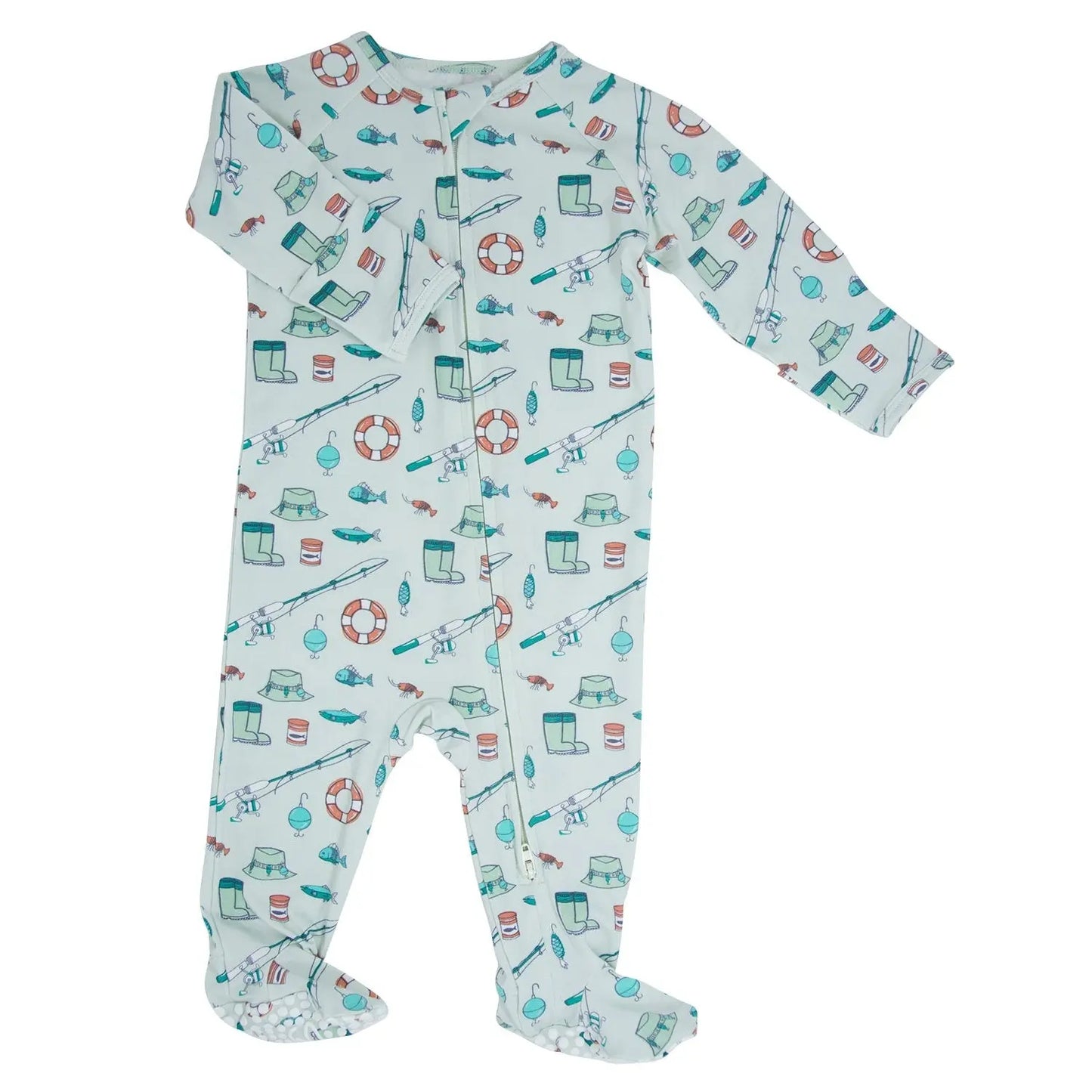 Neutral Zipper Footie
