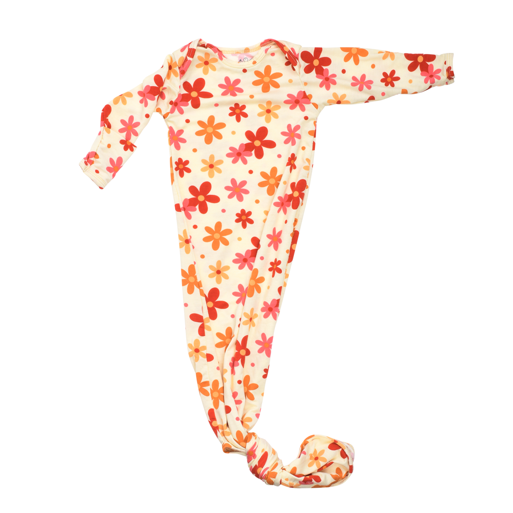 Knotted Newborn Baby Gown Collection Three Little Tots