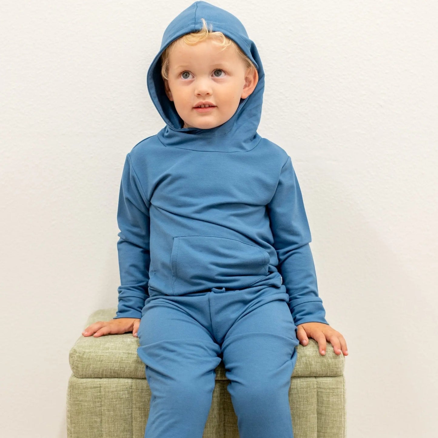Hooded Jogger Set (Blues, Neutrals & Greens)