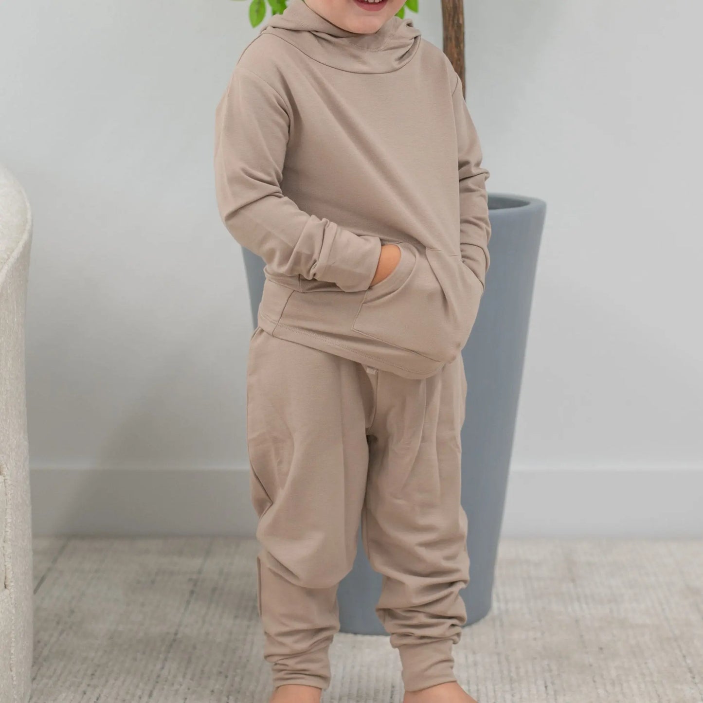 Hooded Jogger Set (Blues, Neutrals & Greens)